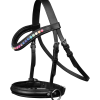 Brida decorativa para caballo de madera negro - Imagen 3