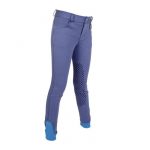 HKM Pantalones de montar -Kids Easy- rodillera sil.