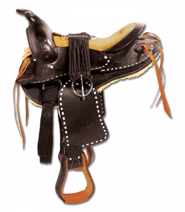 Silla Western Round Skirt, Arizona marrón