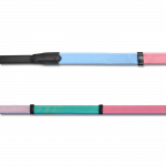 Riendas de cuero engomado STAR Rainbow negro