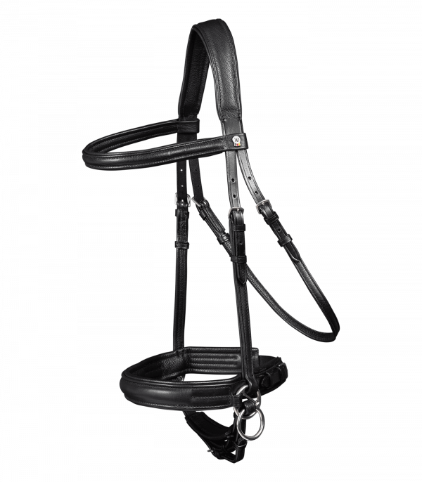 Brida Waldhausen X-Line sin embocadura Supersoft negro