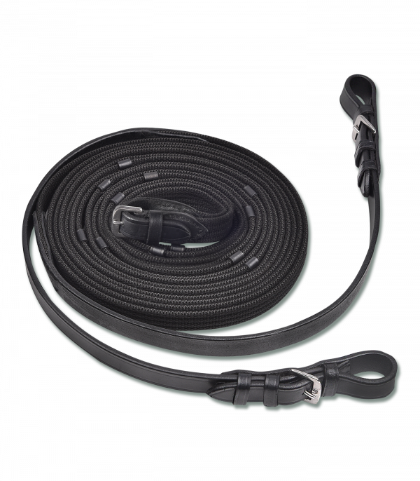 Waldhausen X-Line Riendas largas negro