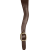 Cabestro de cuero S-Line Anatomic de Waldhausen marrón - Imagen 2