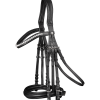Brida para bocado Waldhausen X-Line Supersoft negro - Imagen 3