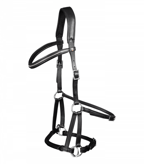 Brida Waldhausen X-Line sin embocadura Supersoft Nuova negro