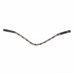 Frontalera X-Line Waldhausen Glam, negra negro/marrón-oro-beis-plata