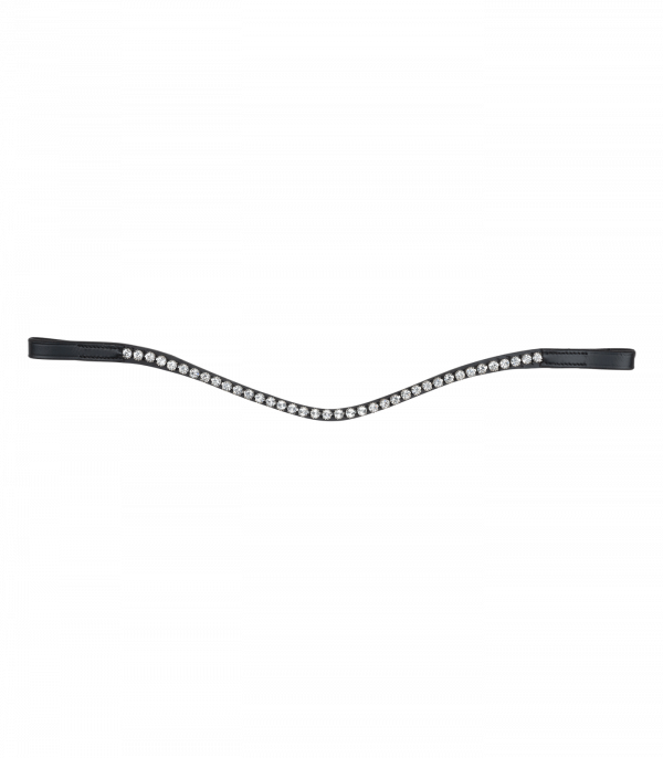 Frontalera X-Line Waldhausen Glam, negra negro/plata