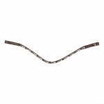 Frontalera X-Line Waldhausen Glam, marrón marrón/marrón-oro-beis-plata