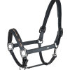 Cabestro de cuero X-Line Crystal de Waldhausen negro/gris - Imagen 4