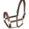 Cabestro de cuero X-Line Crystal de Waldhausen marrón/oro - Imagen 5