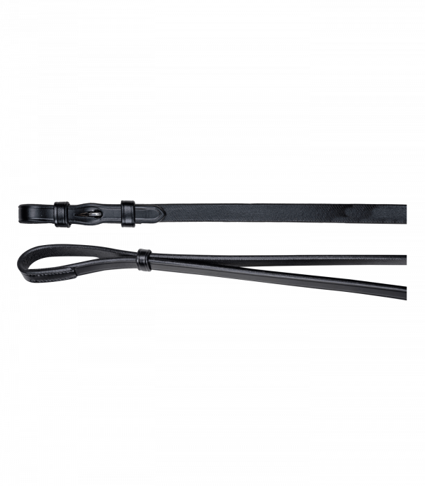 Riendas de bocado de cuero de Waldhausen negro
