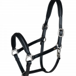Cabezada de cuero Waldhausen S-Line Classy negro/plata