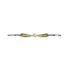 HKM Filete verdum, 16 mm, argentan, anillas de inox - Imagen 2