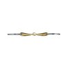HKM Filete verdum, 18 mm, argentan, anillas de inox - Imagen 2