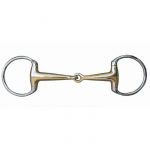 HKM Filete oliva, 18 mm, argentan, anillas de inox