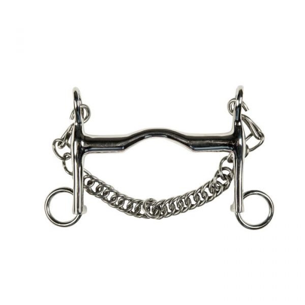 HKM Bocado doma inoxidable, 16 mm, 5 cm