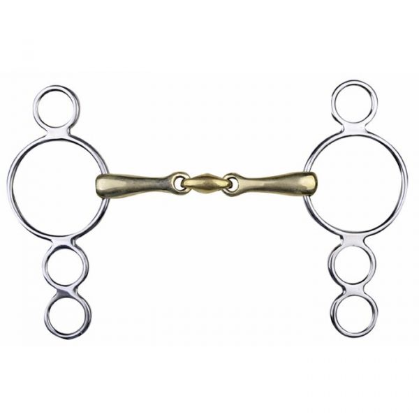 HKM Bocado pessoa de plata alemana, 16 mm con anillos