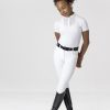 Young Rider St Tropez Breeches White - Imagen 2