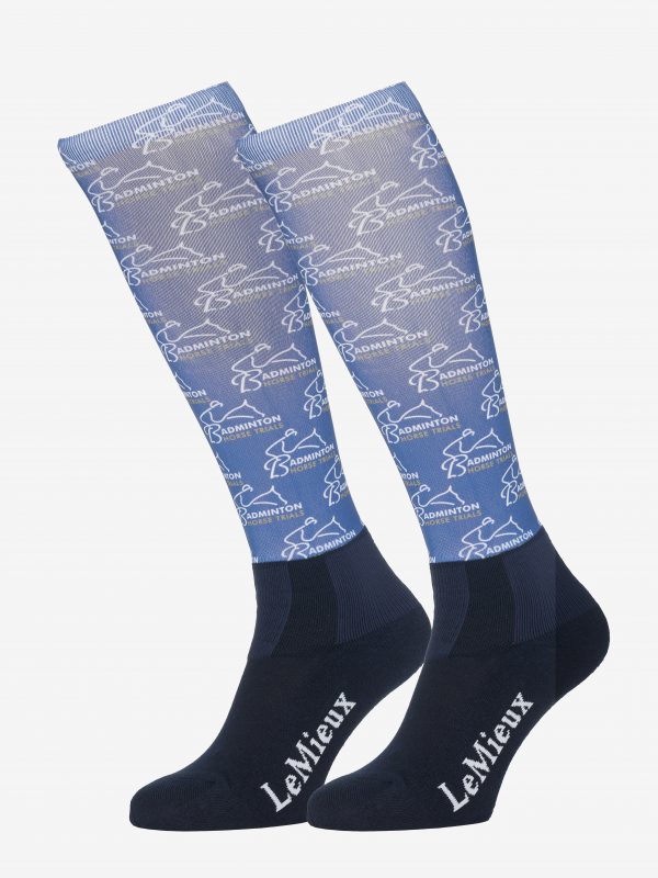 Badminton Footsie Socks Blue