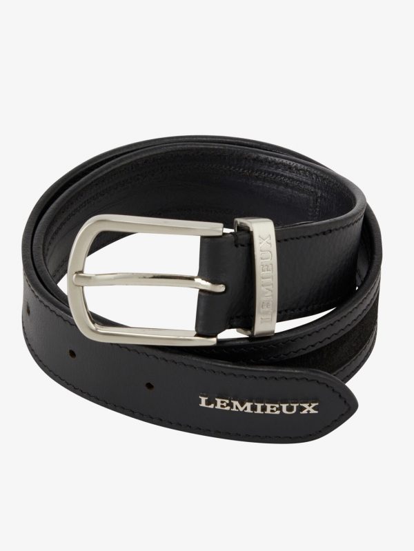 Suede Insert Belt Black