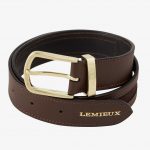 Suede Insert Belt Brown
