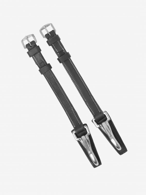 Kudos Work Bridle Cheek Pieces Black/Silver