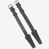 Kudos Work Bridle Cheek Pieces Black/Silver - Imagen 2
