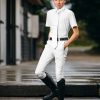 Young Rider Boys Breeches White - Imagen 2