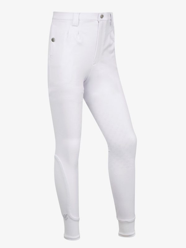Young Rider Boys Breeches White