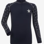Mini Reflective Print Base Layer Indigo