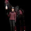 Crystal Suede Dressage Pad Burgundy - Imagen 3