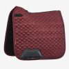 Crystal Suede Dressage Pad Burgundy - Imagen 2