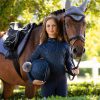 Frieda Hat Silk Navy - Imagen 3