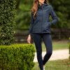 Isla Short Waterproof Jacket Navy - Imagen 3