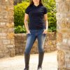 Young Rider Annie Denim Breggings Navy - Imagen 2