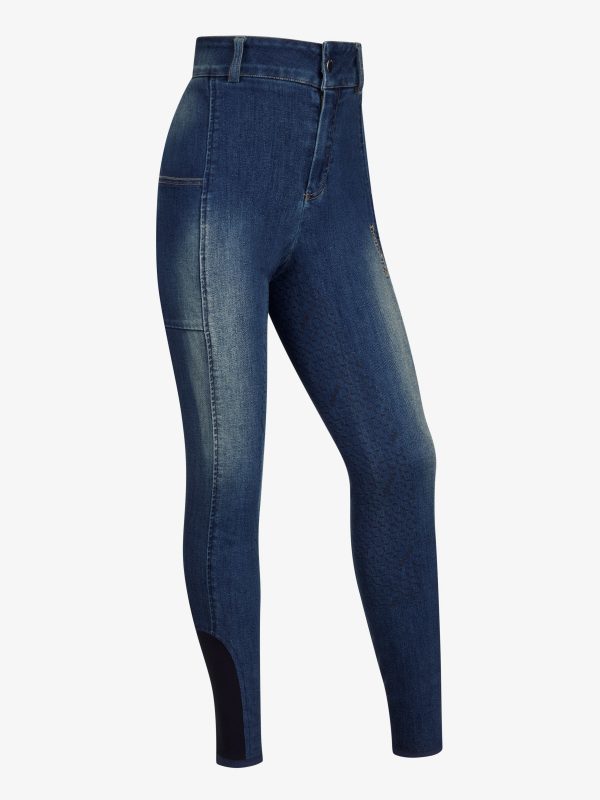Young Rider Annie Denim Breggings Navy