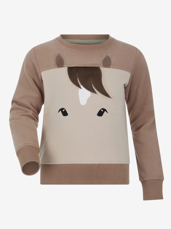 Mini Pony Sweatshirt Stone