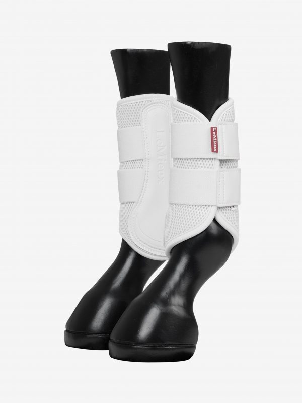 Mesh Brushing Boot White