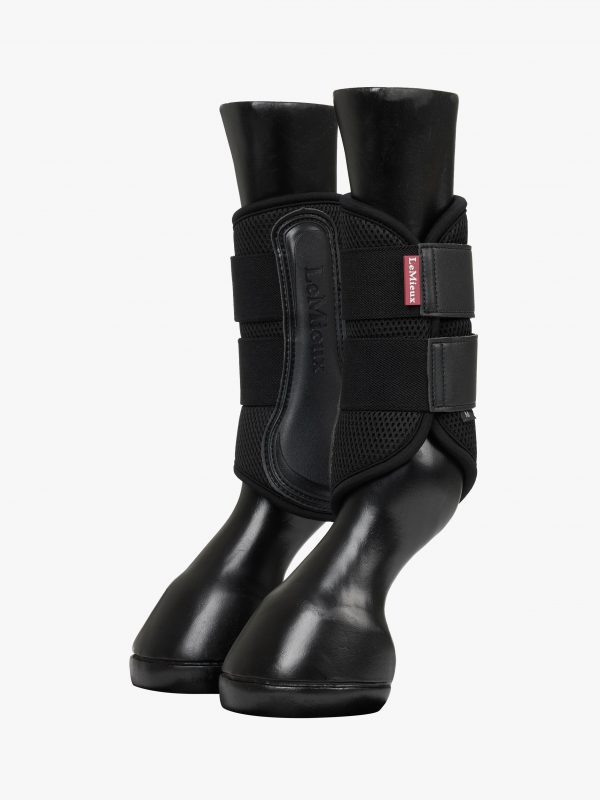 Mesh Brushing Boot Black