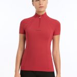 Mia Mesh Short Sleeve Base Layer Chilli