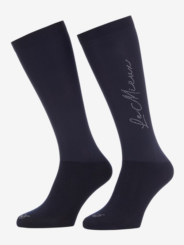 Sparkle Competition Socks Navy