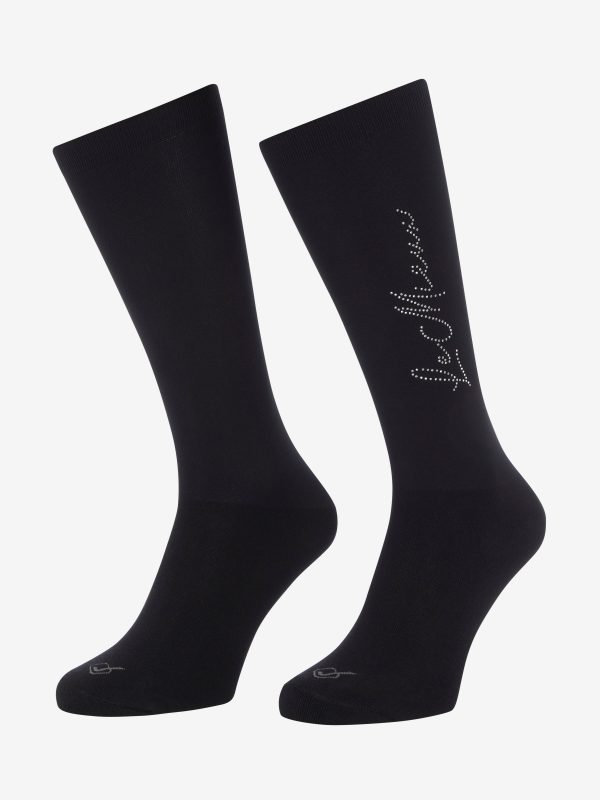 Sparkle Competition Socks Black