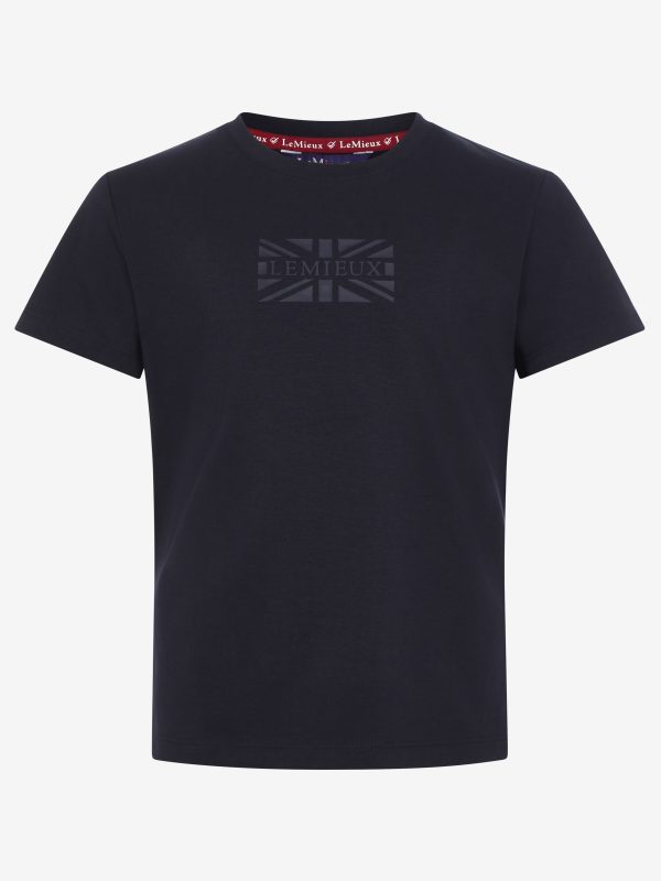 Young Rider Union Jack T-Shirt Navy