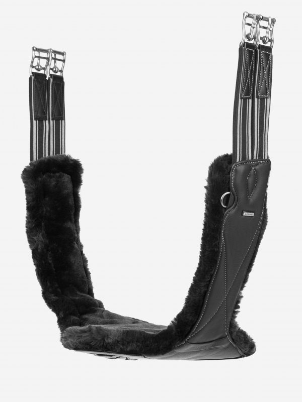Arika Simuwool Contoured Long Stud Girth Black