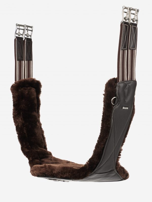 Arika Simuwool Contoured Long Stud Girth Brown