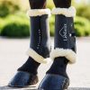 Motionflex Dressage Boot with Fleece Edge Black/Natural - Imagen 2