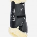 Motionflex Dressage Boot with Fleece Edge Black/Natural
