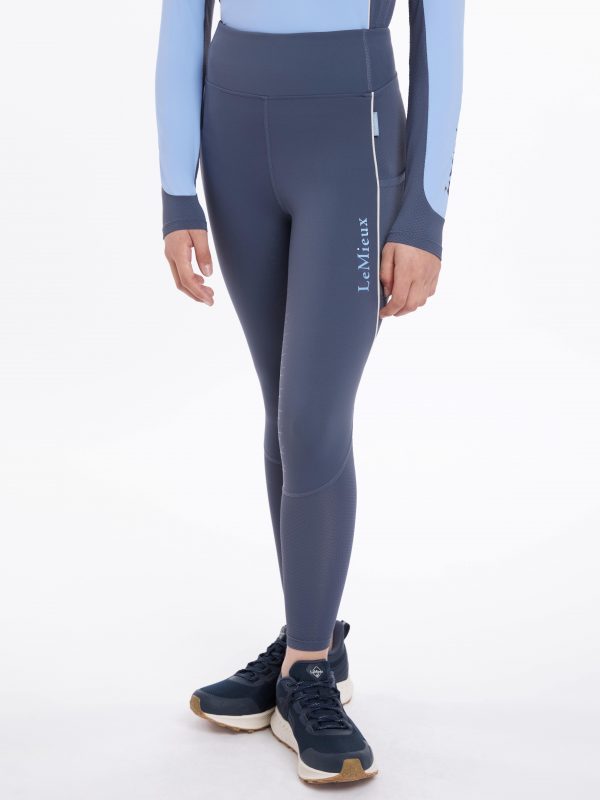 Esme Young Rider Mesh Pull Ons Dusk Blue