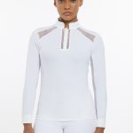 Camille Long Sleeve Show Shirt White