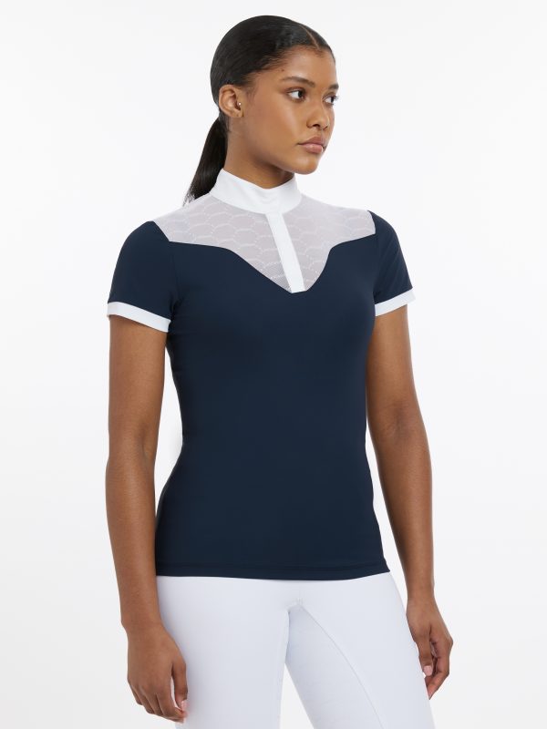 Emily Short Sleeve Show Shirt Navy